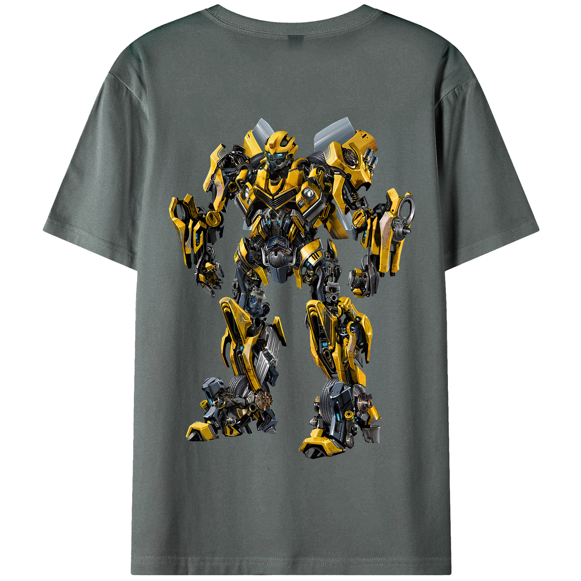 （画像用） Transformers トランスフォーマー 綿100％半袖Tシャツ（背面プリント）